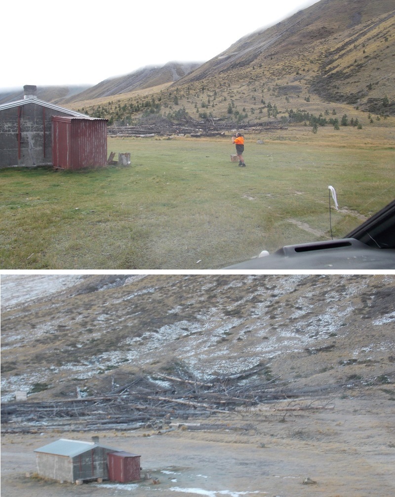 Tekapo West Forks Before and After