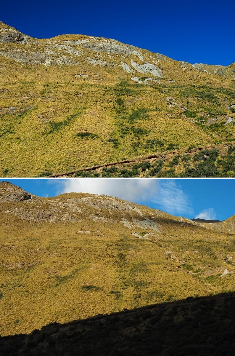 Godley Mt Gerald Station Before and After