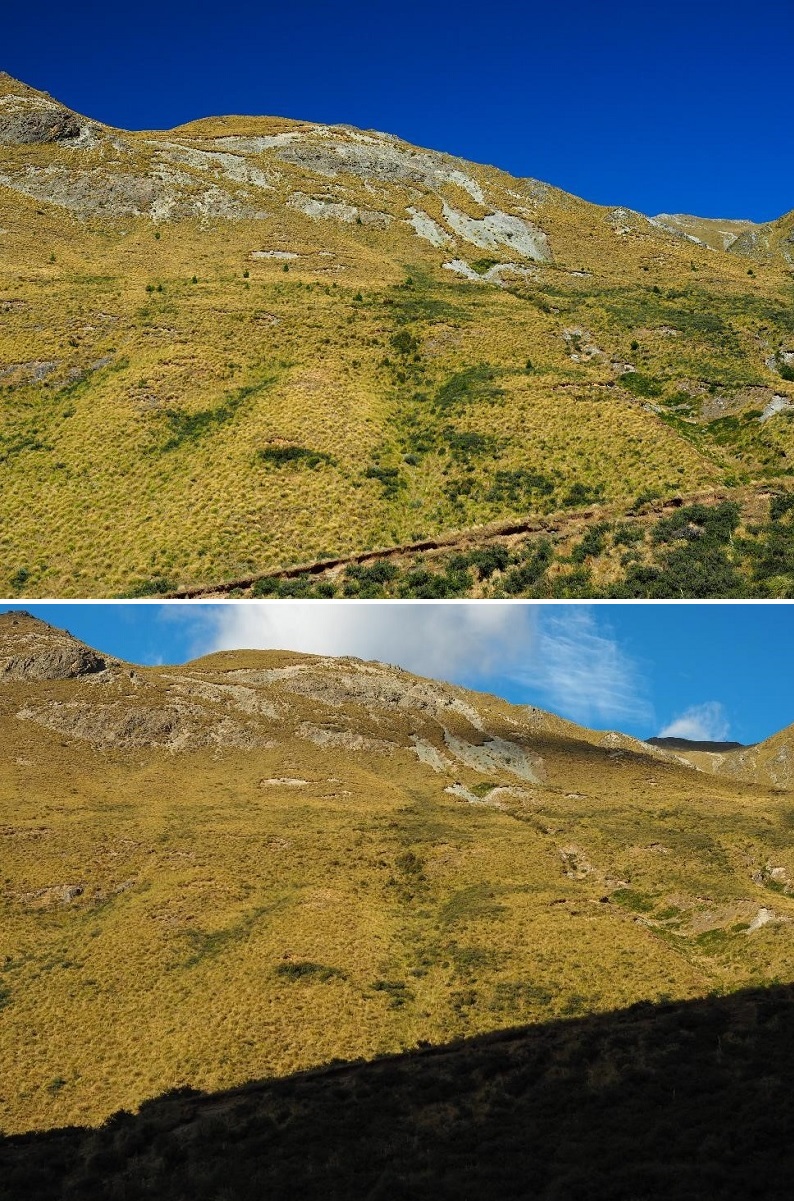 Godley Mt Gerald Station Before and After